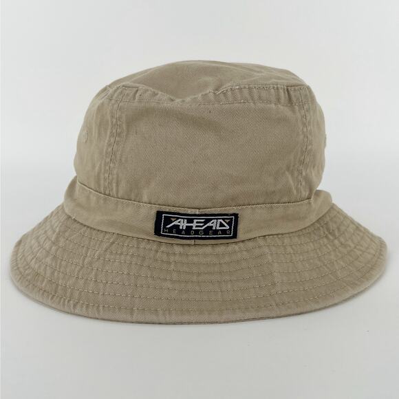 Alabama Crimson Tide tan bucket hat Ahead Headgear 2000s era - Picture 3 of 7